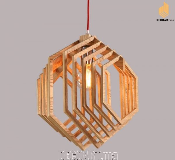 LUMINAIRE SUSPENDU FORME HEXAGONALE