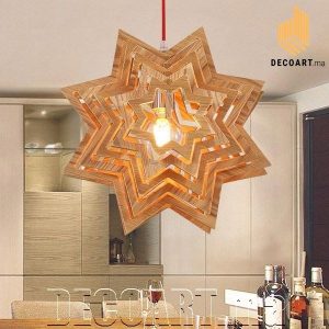 Moderne Lustre Suspension Forme Star